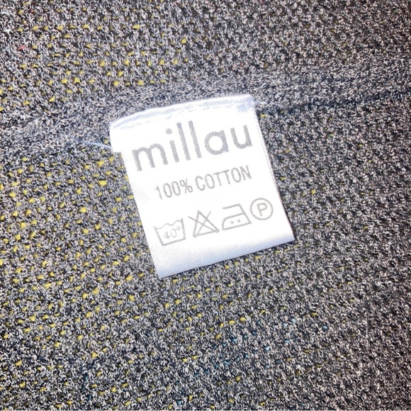 Millau Open Back Tunic Sweater Gray Small - Picture 2 of 4